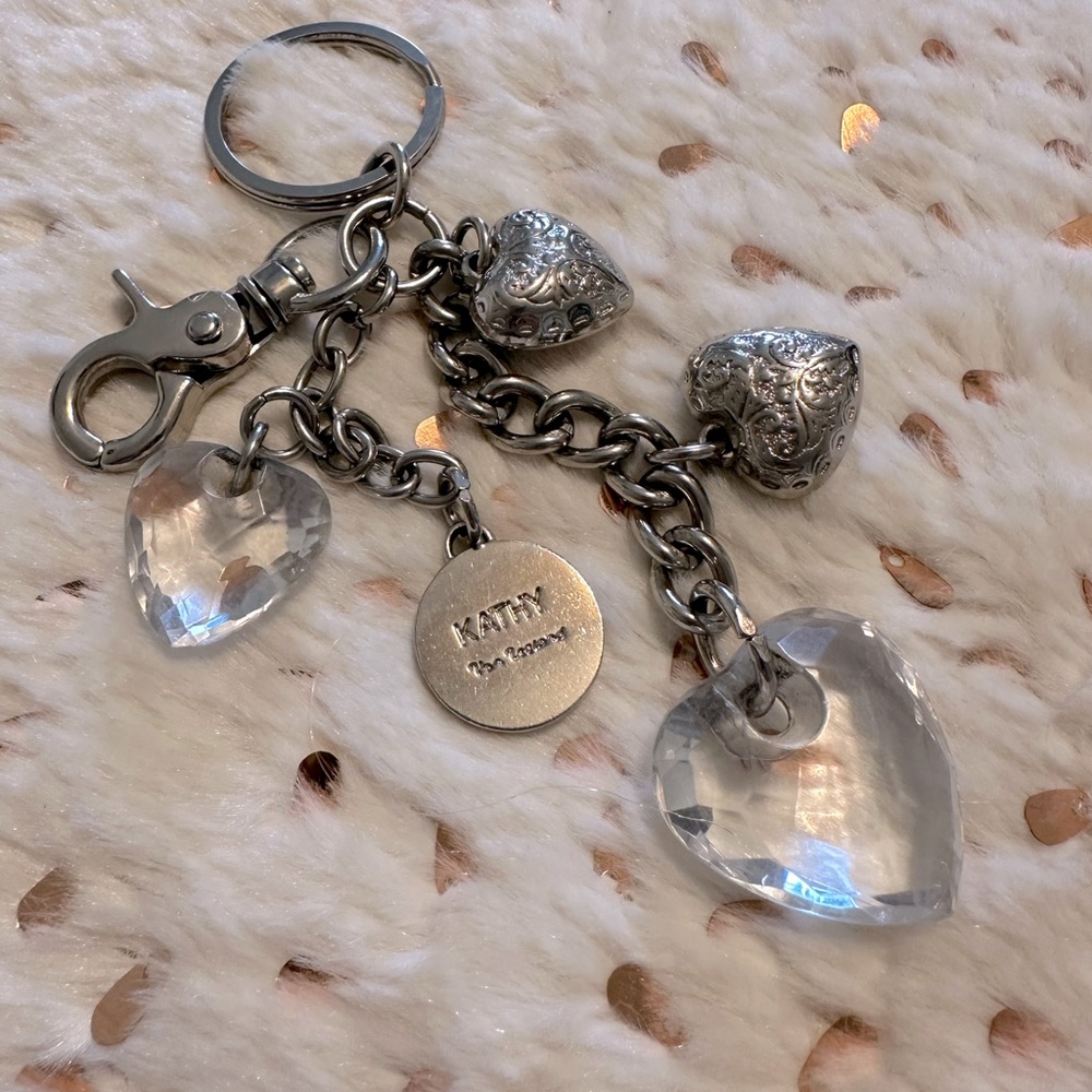 Silver/Crystal Key Fob